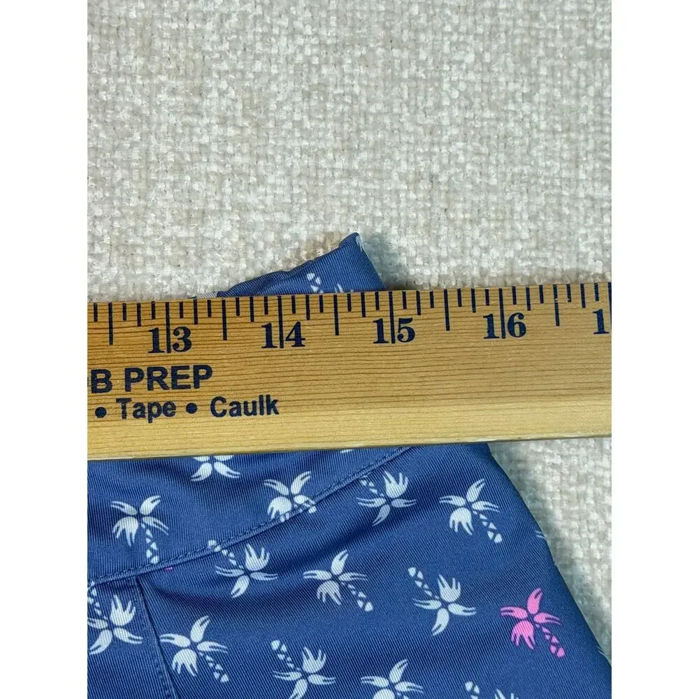 RLX Ralph Lauren Women S Blue Floral Performance Golf Tennis Athletic Skort